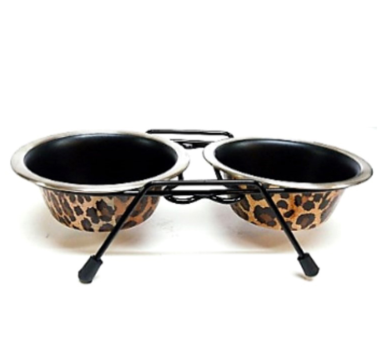 COMED INOX DOBLE ANIMAL PRINT LEOP Ø17CM C/U