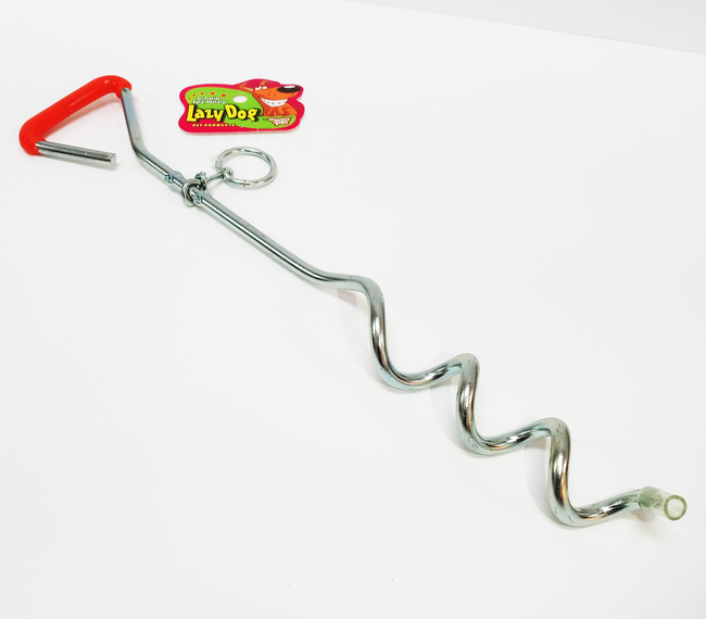 ESTACA ESPIRAL CROMADA