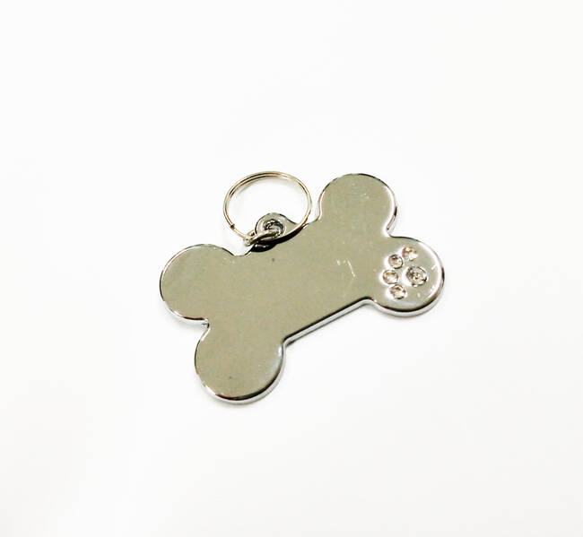 MEDALLA HUESO C/STRASS
