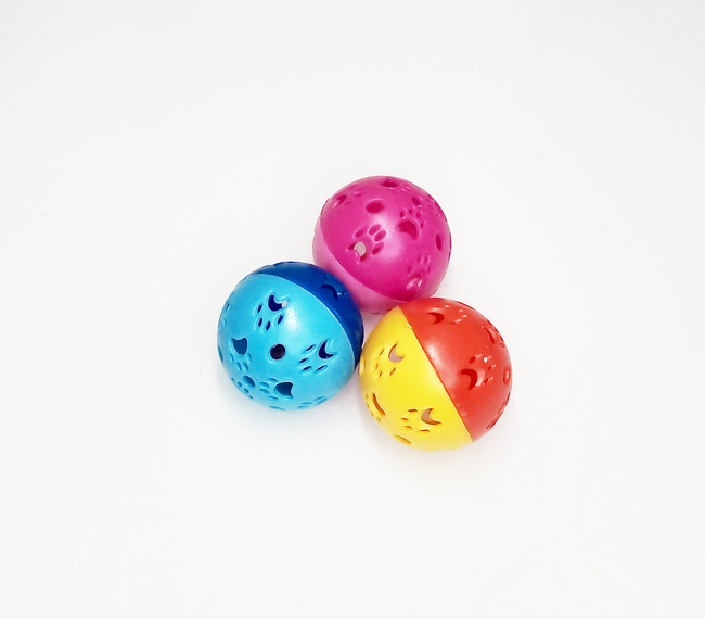 PELOTA P/GATO C/CASCABEL 50MM  (3)