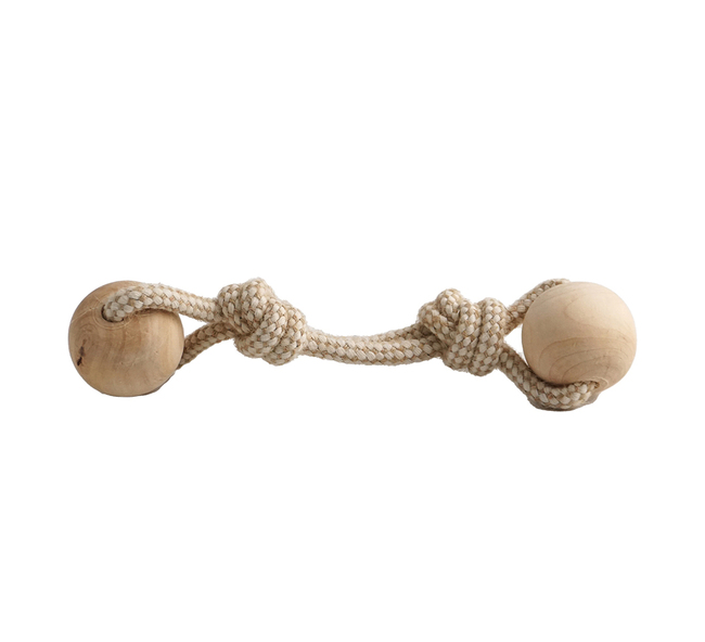 HUESO ALGODON 21CM C/PEL.MADERA 45MM