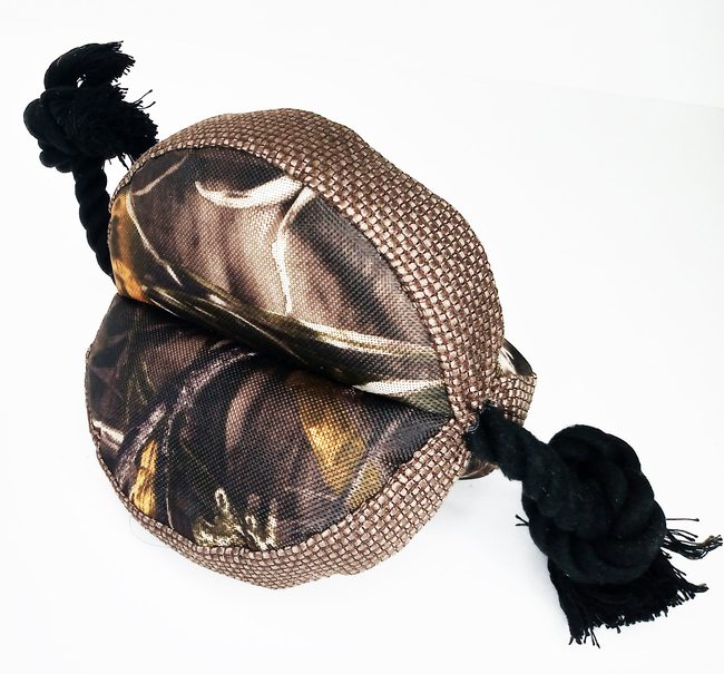 JUGUETE CAMO LONA HEAVY CON SOGA  14X14 CM