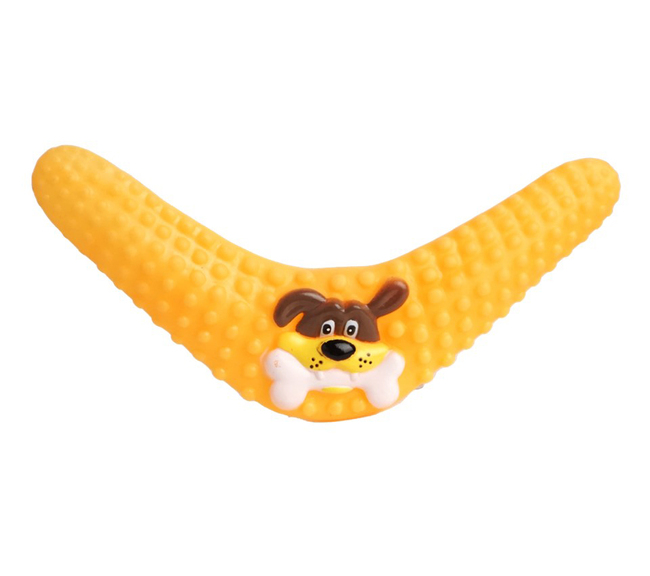 JUGUETE P/PERRO BOOMERANG VINILICO 23CM