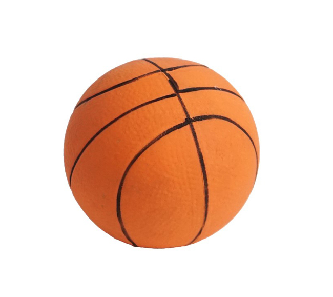 PELOTA GOMA COMUN BASQUET 63MM