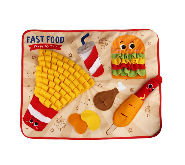 ALFOMBRA FAST FOOD SNUFFLE MAT GIGWI