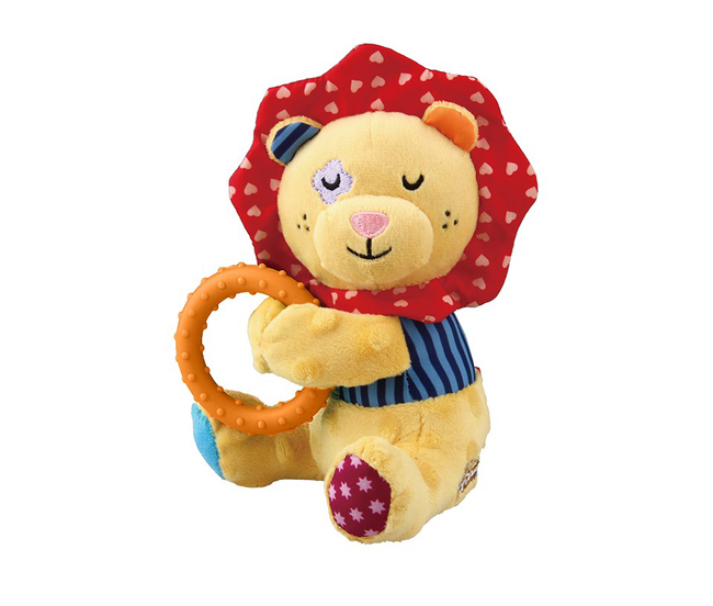 LEON CON ANILLO PLUSH FRIENDZ GIGWI