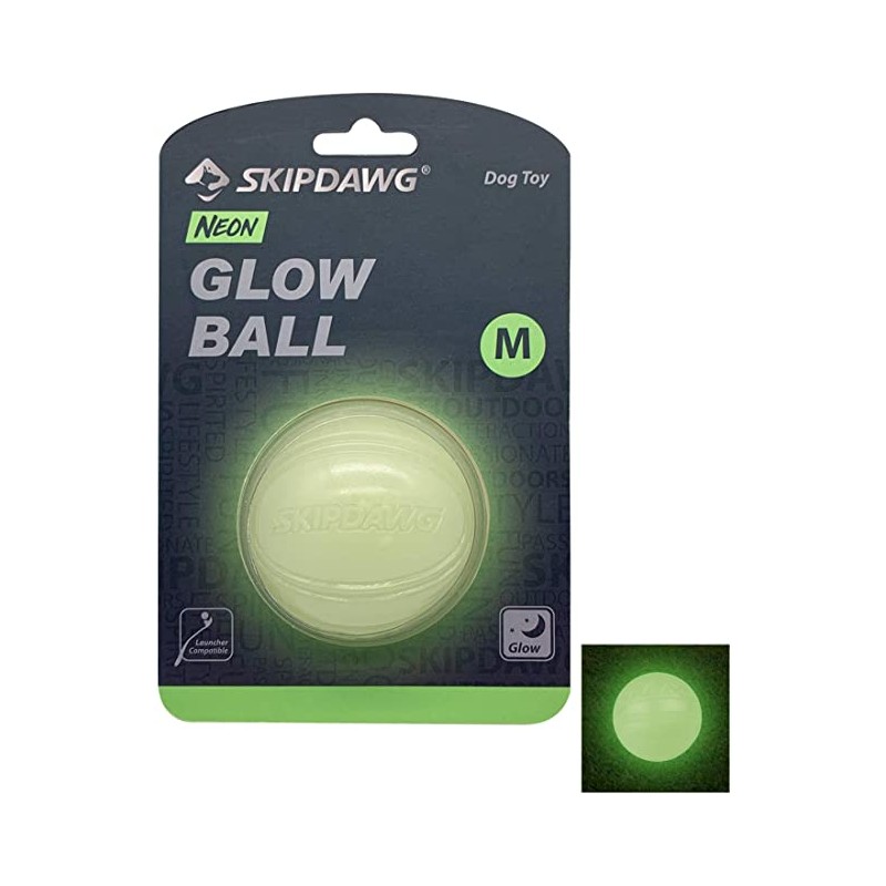 PELOTA NEON GLOW BALL M SKIPDAWG