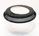 PECERA PLASTICA OVAL C /TAPA- 30X19