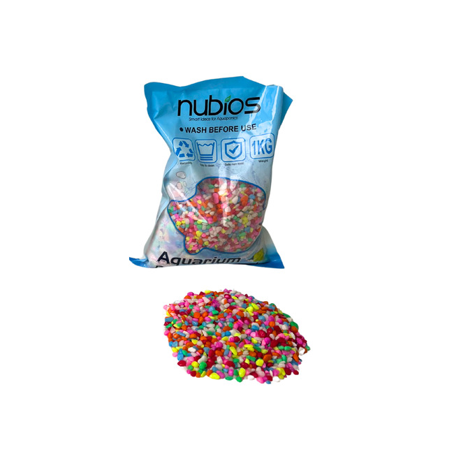 PIEDRAS PARA ACUARIO DE COLORES 1KG