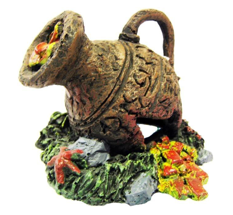 VASIJA  14X14X11 DE RESINA