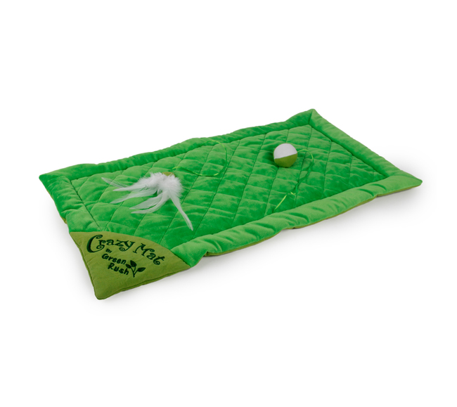 CRAZY CAT MAT GREEN RUSH AFP