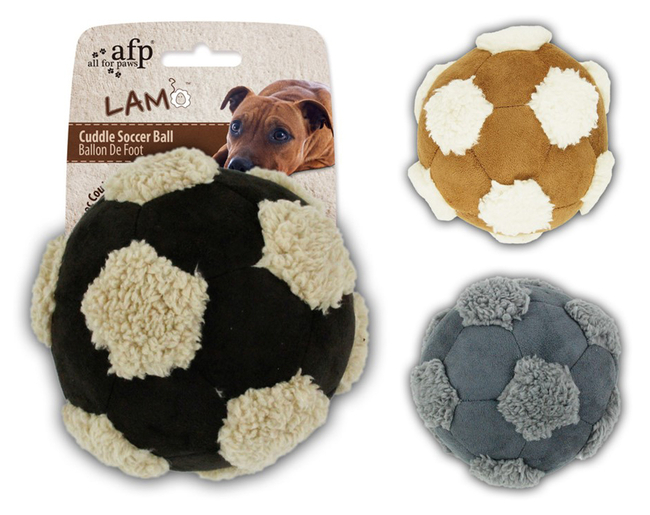 CUDDLE FOOTBALL BROWN/GREY/TAN L LAM AFP