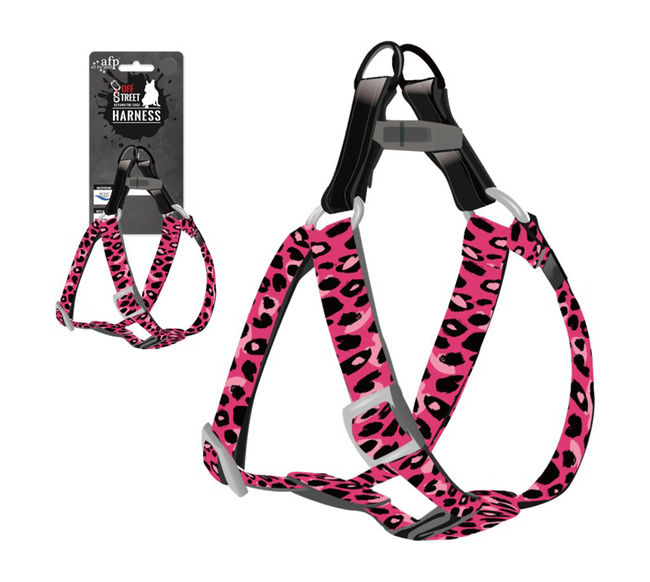 DOG STEP HARNESS LEOPAR L OFF STREET AFP