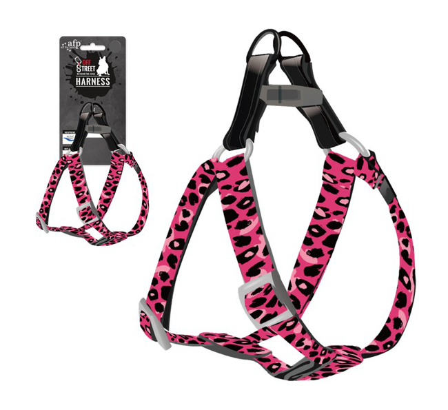 DOG STEP HARNESS LEOPAR M OFF STREET AFP