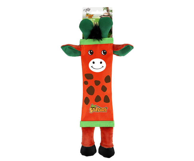 FIREHOSE GIRAFFE SAFARI DOG AFP