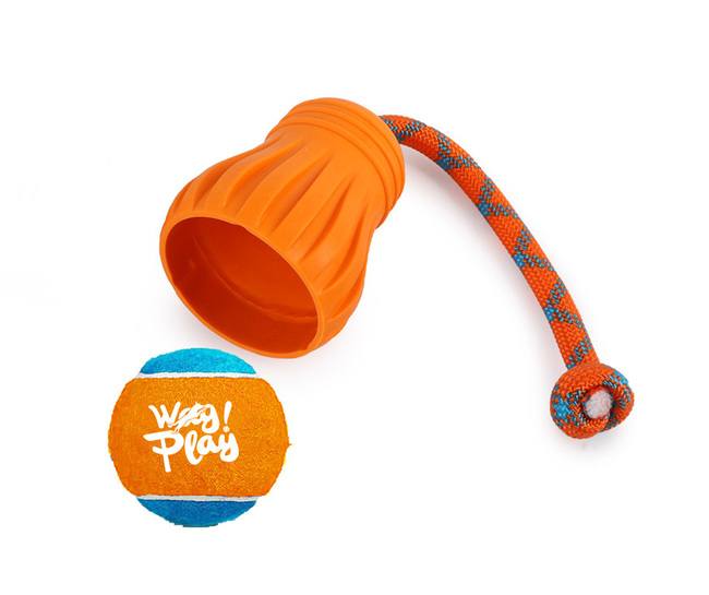 LA FRONDE FETCH TOY WITH BALL WOG PLAY AFP