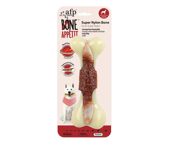 SUPER NYLON BONE BEEF L BONE APPETIT AFP