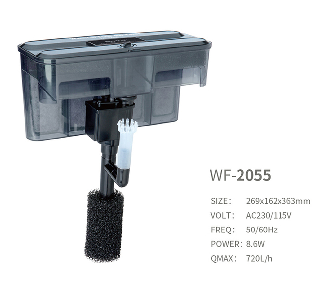 BOYU FILTRO REBALSE DOBLE 720L/H-8.6W