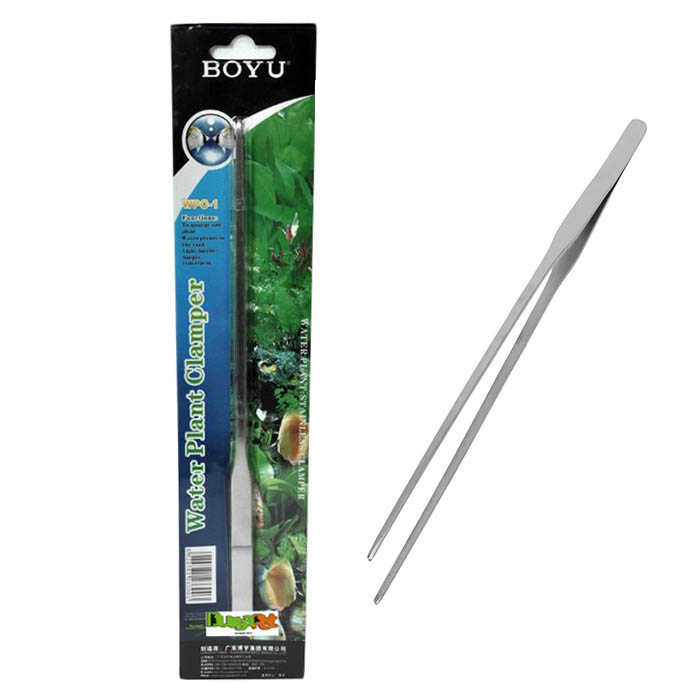 BOYU PINZAS AC. INOX. RECTA PARA PLANTAS 27CM
