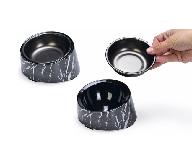 CAT BOWL VITA BLACK 160 ML BEEZTEES