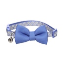 COLLAR CON LAZO AZUL 20-35cm 10mm FLAMINGO