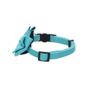 COLLAR CON LAZO LOMI AZUL FLAMINGO