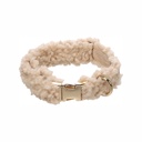 COLLAR POOKIE BEIGE S 31-50cm 20mm FLAMINGO