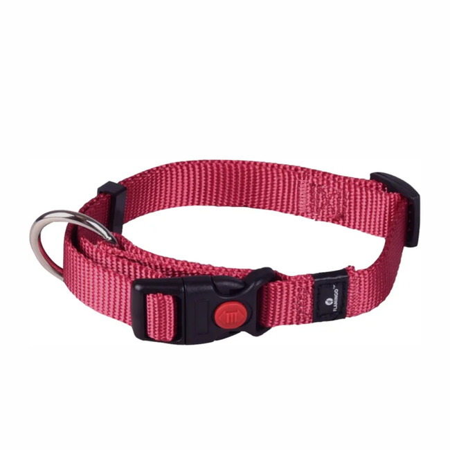 COLLAR ZIGGI CEREZA L 45-65cm 25mm FLAMINGO