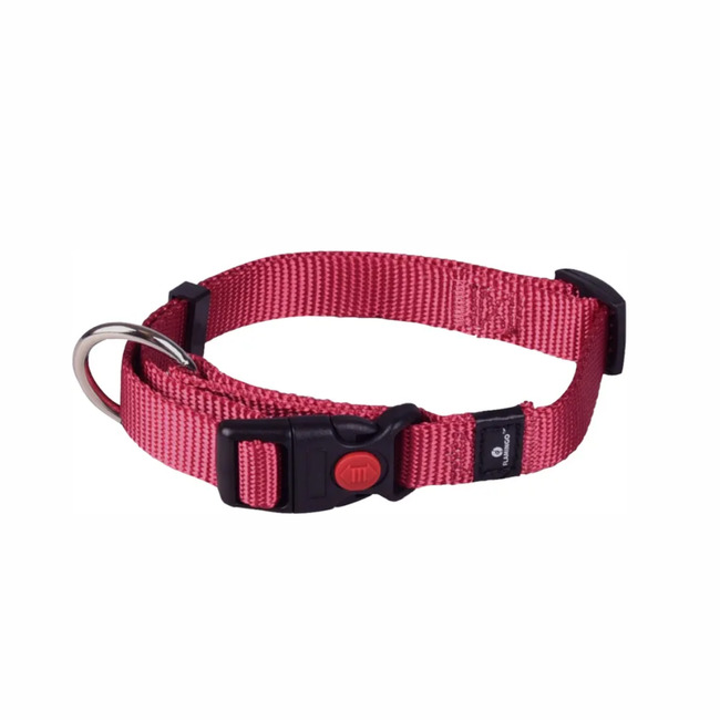 COLLAR ZIGGI CEREZA M 40-55cm 20mm FLAMINGO