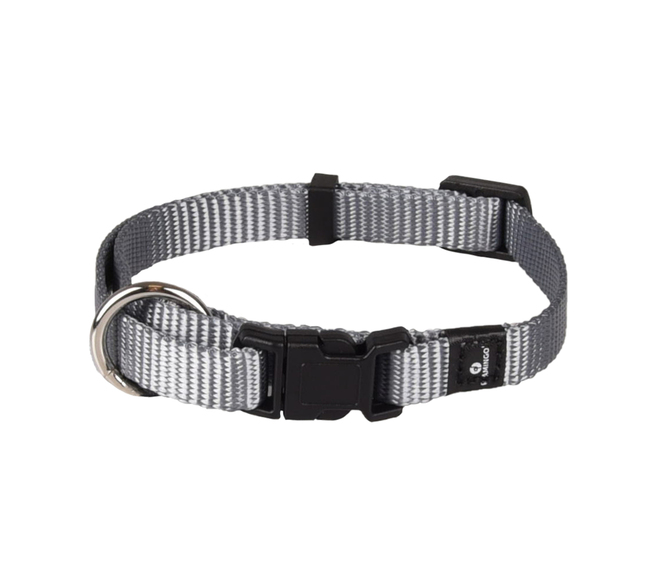COLLAR ZIGGI GREY M FLAMINGO