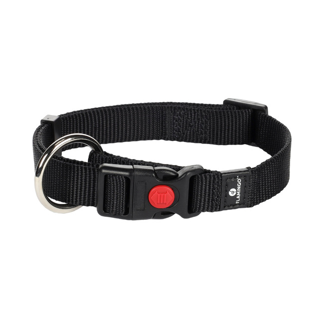COLLAR ZIGGI NEGRO M 40-55cm 20mm FLAMINGO