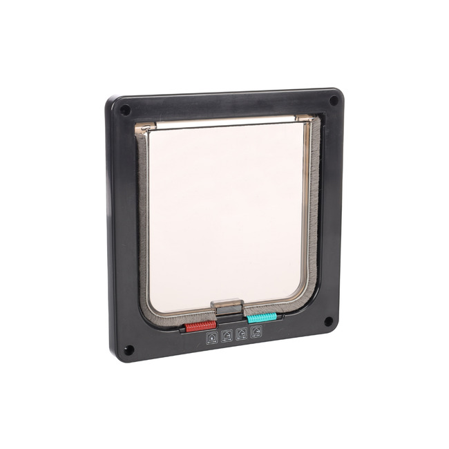 PUERTA PARA GATOS 4 POS. TAMI NEGRO FLAMINGO