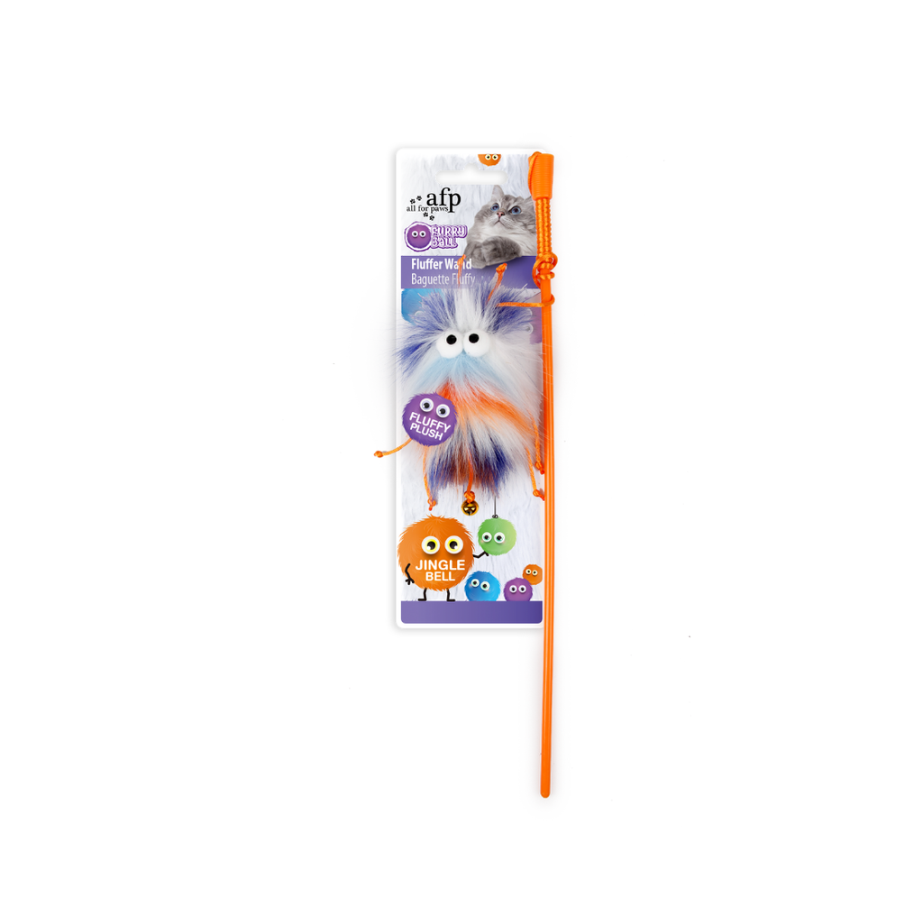 AFP FURRY BALL - FLUFFER WAND - ORANGE