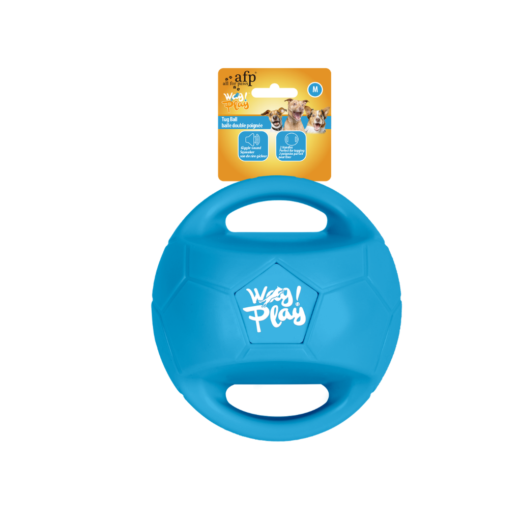 AFP WAG PLAY - TUG BALL MEDIUM BLUE