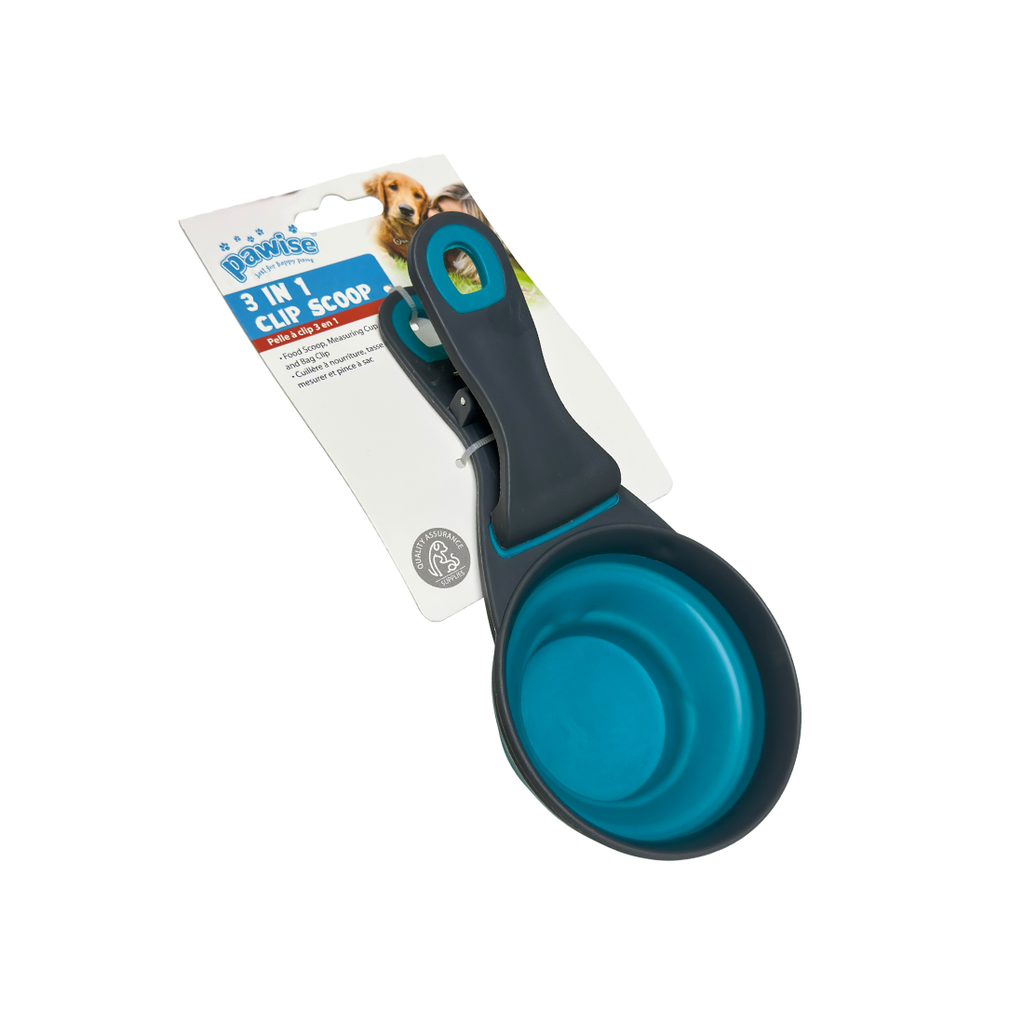 PAWISE 2 IN 1 COLLAPSIBLE CLIP SCOOP