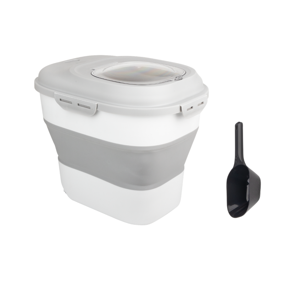 PAWISE FOLDABLE FOOD BUCKET,25L（FREE TOY INSIDE)