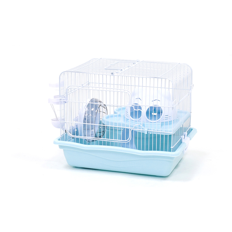 HAMSTERA DE 1 NIVEL CON CASITA Y RUEDA