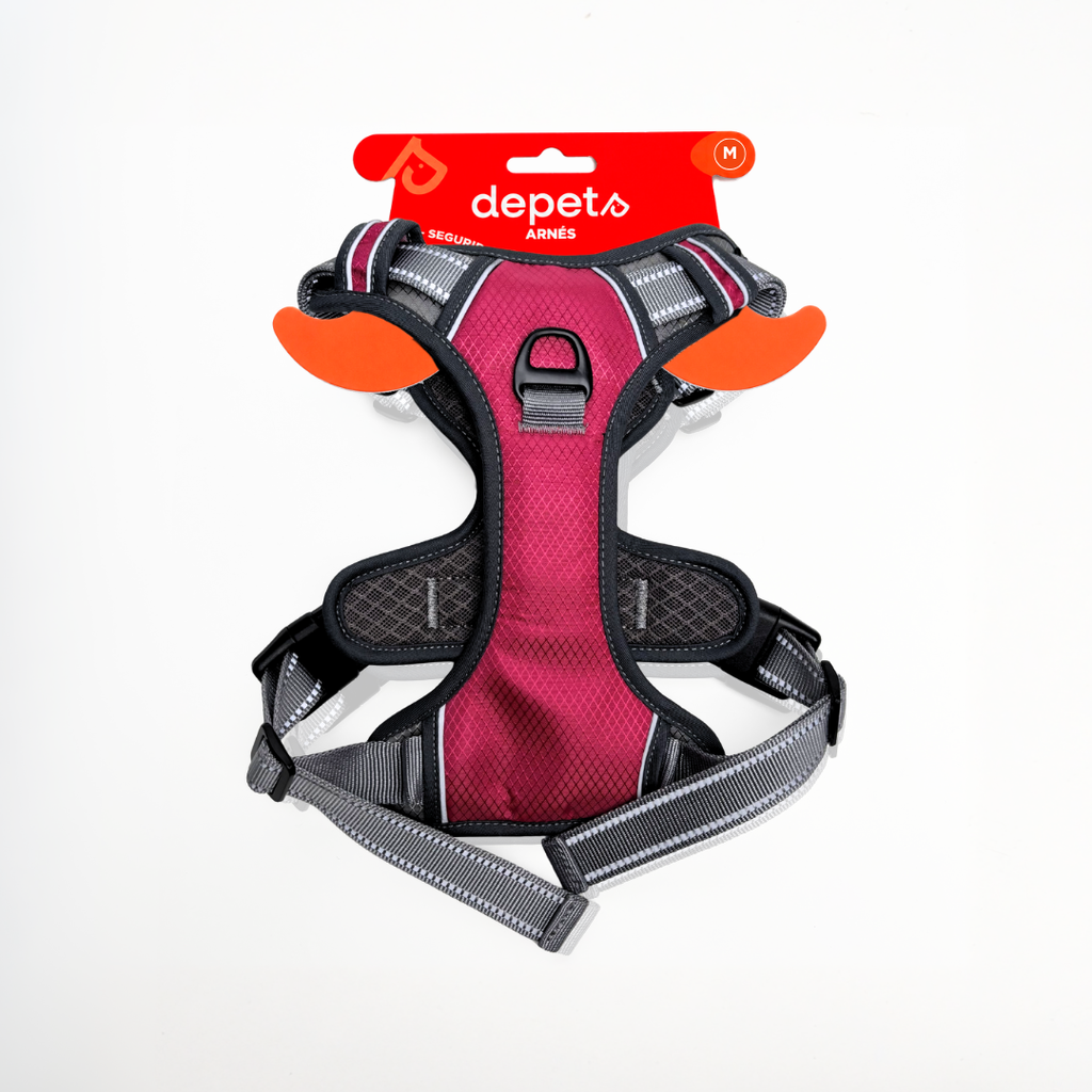 ARNÉS FUCSIA REFORZADO M DEPETS