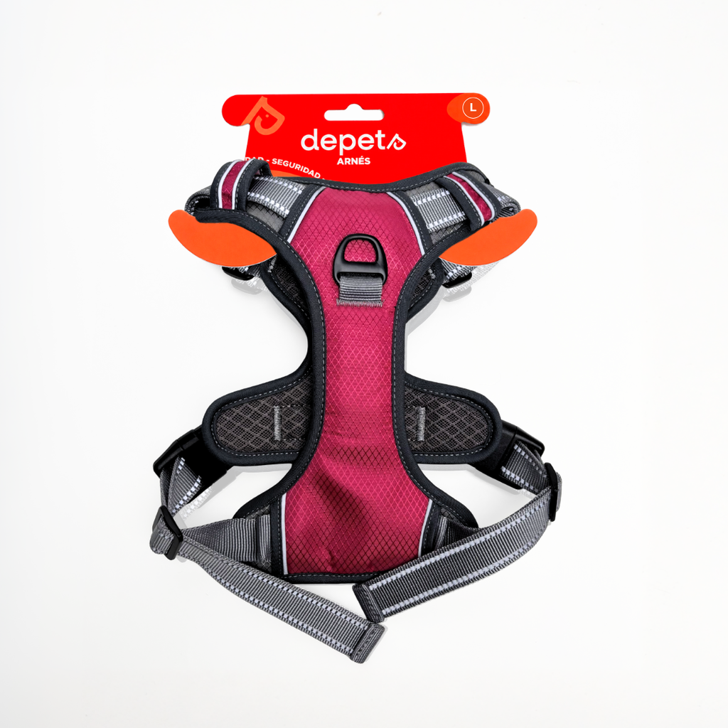 ARNÉS FUCSIA REFORZADO L DEPETS