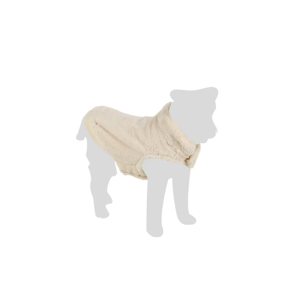ABRIGO POLAR FERGI WHITE 25CM FLAMINGO