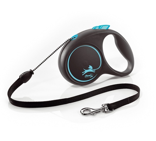 [FU22C5BL] FLEXI BLACK DESIGN "M" 5M-20KG MAX- CORD AZUL