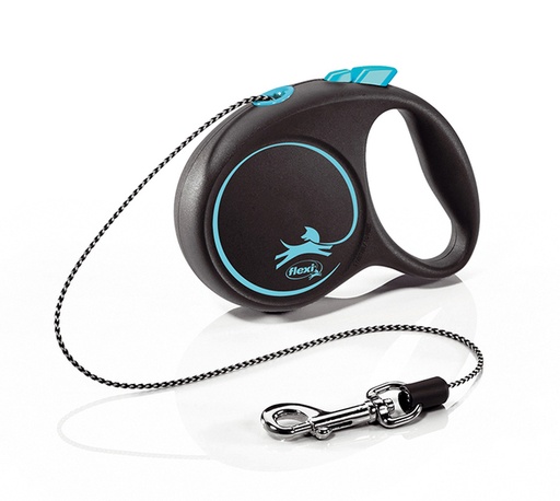[FU02C3BL] FLEXI BLACK DESIGN "XS" 3M 8KG MAX-CORD AZUL