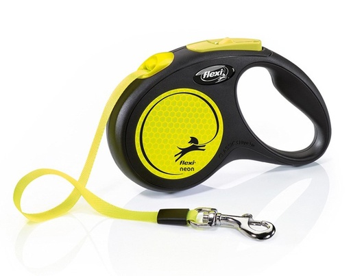 [CL11T5Y] FLEXI NEON "S" 5M 12KG MAX- CINTA AMARILLO