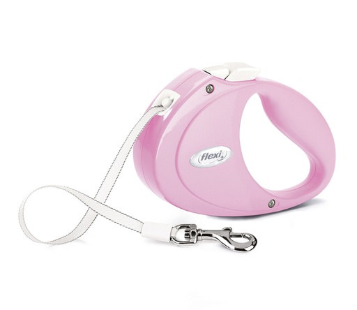 [PU00T2P] FLEXI PUPPY 2M-12KG MAX- CINTA ROSA