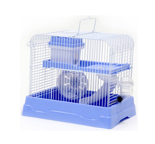 [187] HAMSTERA  c/TOBOGAN CASITA CASTILLO 30X23X2