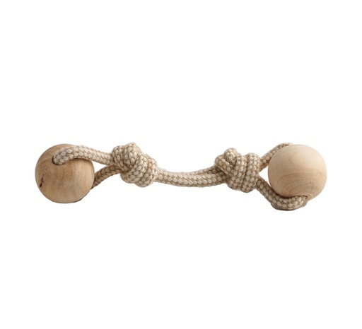 [501551] HUESO ALGODON 21CM C/PEL.MADERA 45MM