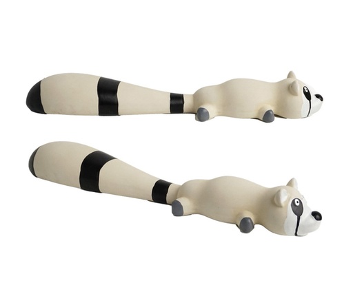 [540801] JUGUETE P/PERRO MAPACHE VINILICO 25CM