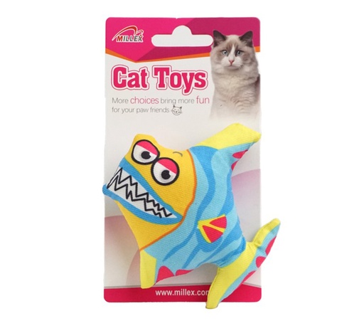[551360] JUGUETES PARA GATOS: PEZ DIBUJOS ANIMADOS 9X9