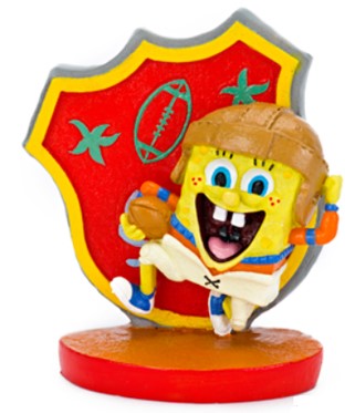 [SBR43] PENN PLAX SPONGEBOB FOOTBALL PLAYER