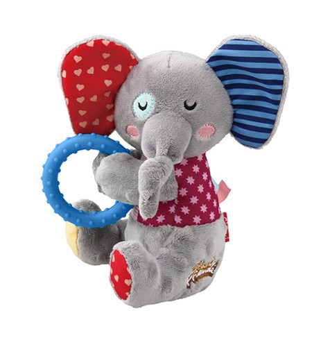 [8564] ELEFANTE CON ANILLO PLUSH FRIENDZ GIGWI